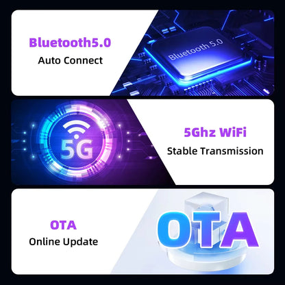 EKIY 2in1 Wireless CarPlay & Android Auto Adapter – AI Smart Box Dongle für kabelloses CarPlay im Auto