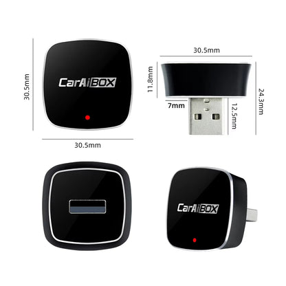EKIY 2in1 Wireless CarPlay & Android Auto Adapter – AI Smart Box Dongle für kabelloses CarPlay im Auto